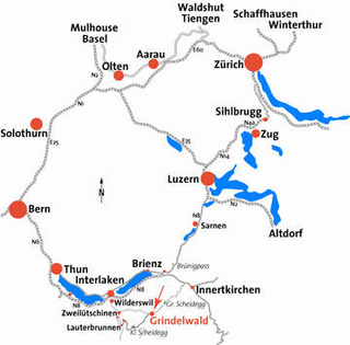 Anreise zum Lauchbühl, Grindelwald