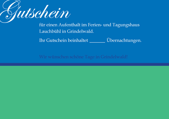 Gutschein zum Bestellen